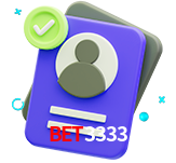 Tornar-se um membro do BET3333 é muito simples